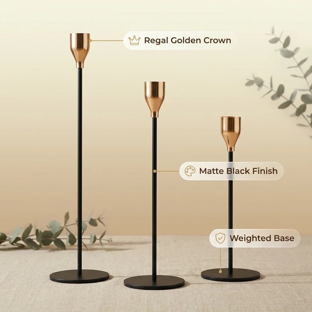 Taper Candle Holder Detail panel